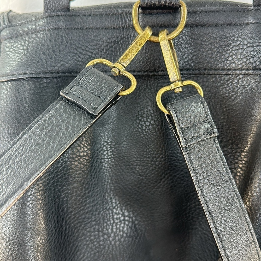 Gianni Bini Drawstring Faux Pebbled Leather Backpack - Picture 6 of 10